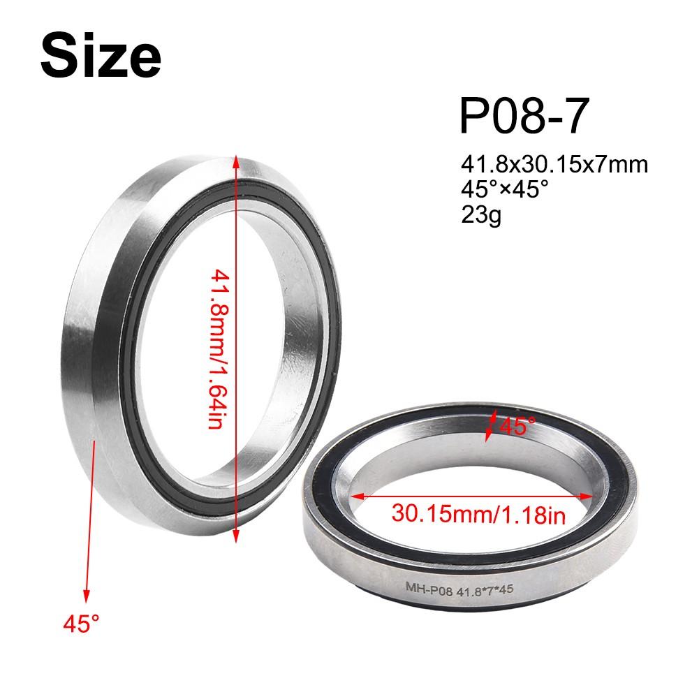 Steuersatzlager Stahl 1,5 1 1/8 Zoll 38/39/41/44/49/52mm 45/36 Grad