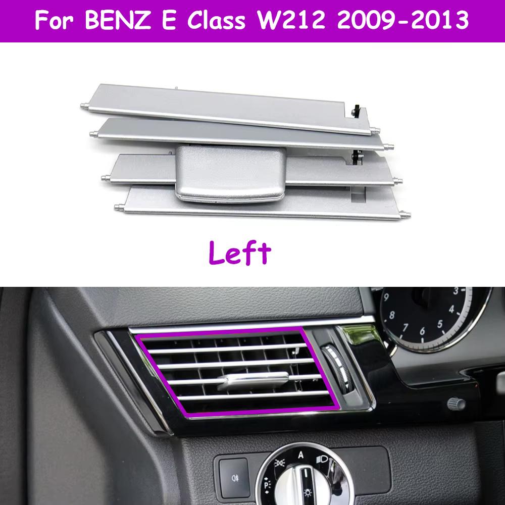 Kit de réparation de bouton coulissant de grille de sortie d'aérateur de climatiseur AC de tableau de bord avant Pour Mercedes Benz Classe E W212 2009-2013 E250 E300 E350
