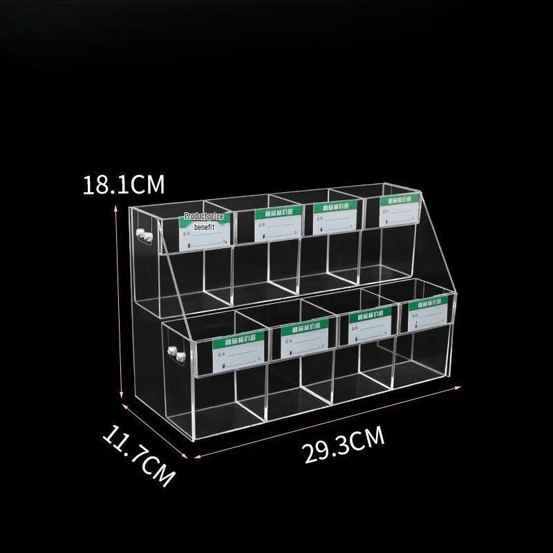 Acrylic Price Tag Display Stand & Pen Holder Combo