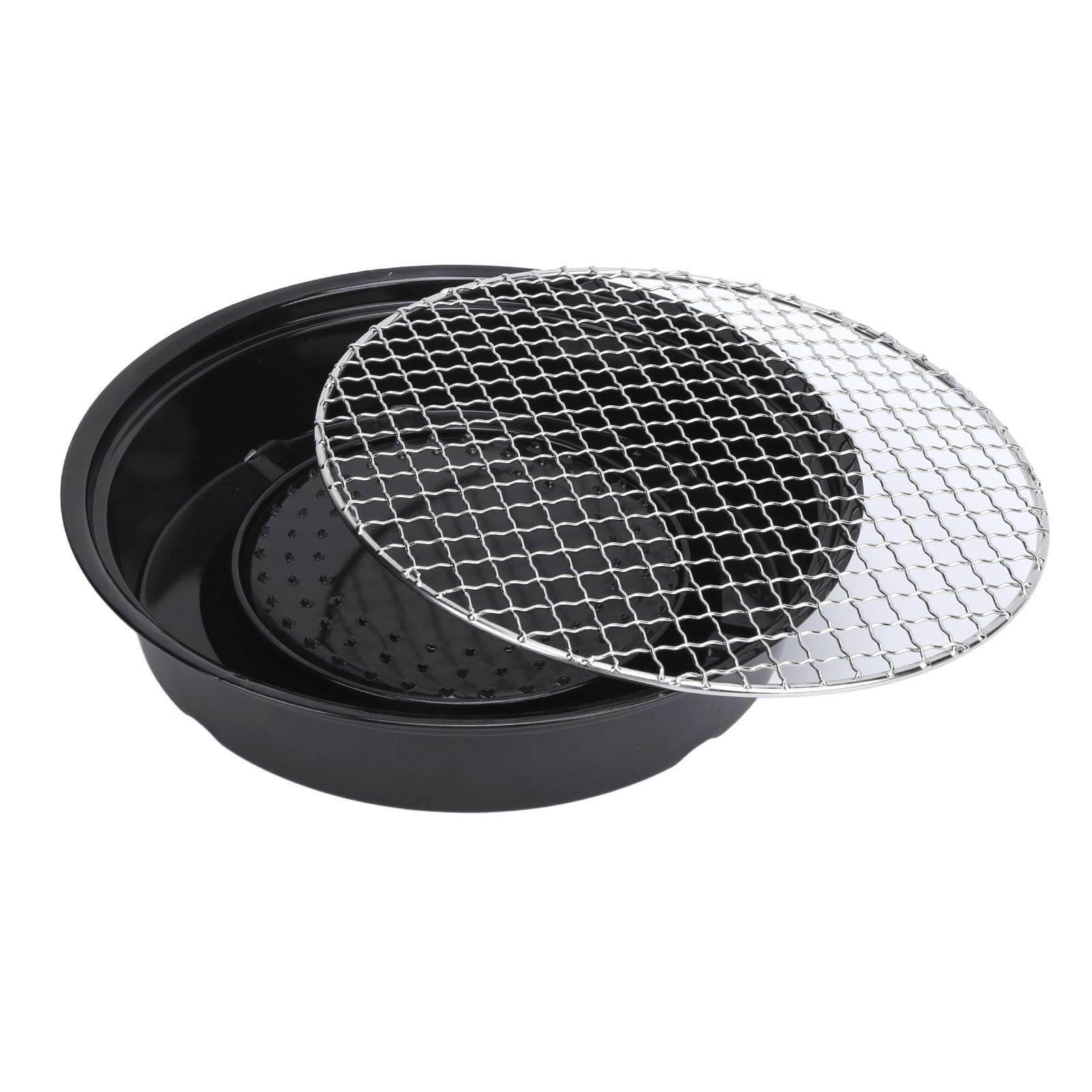 Korean BBQ Grill Pan NonStick BBQ Roasting Tray for Grilling Various Meats and Vegetables