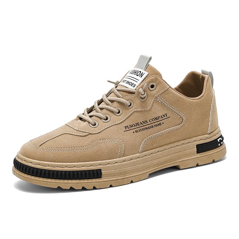Men's Sports Casual Work Shoes Four Seasons Soft-soled Non-slip Comfort Walking Shoes Outdoor Fashion Breathable Light Sneakers