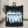 Backstreet Boys BSB Millenniums Fleece Blankets Band Music Funny Throw Blankets for Bed Sofa Couch 200x150cm Super Soft