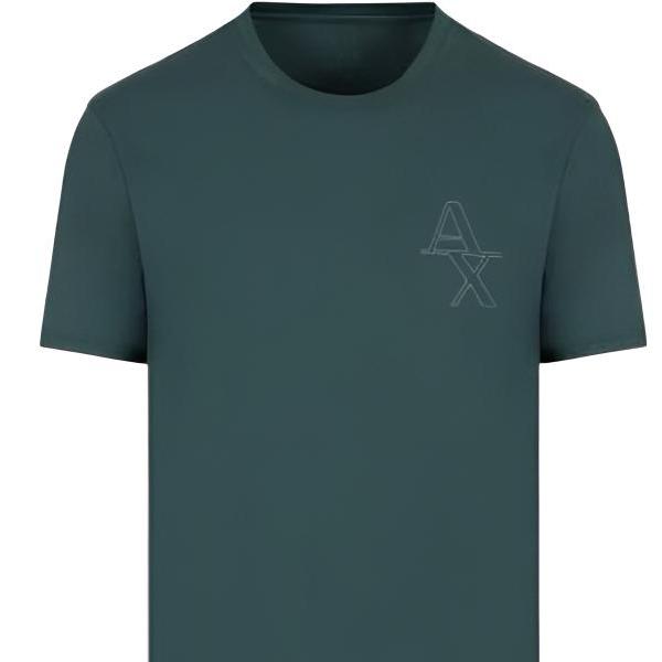Armani Exchange Solid Color Logo T-Shirt Men Tops 3RZTHL-ZJ9AZ-1882