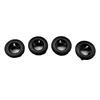 Door Panel Lock Knob Ring Black ABS Replacement Parts 51418200729 For BMW E46 For 3-Series 1998-2004 Interior Parts