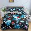 Hot Style Soft Bedding Set 3d Digital Skull Printing Duvet Cover Set with Zipper Single Twin Double Full Queen King