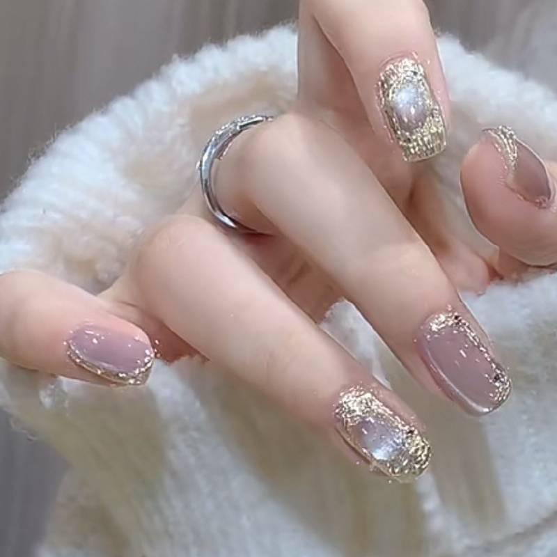 Handmade Nail Wear Fashion Casual Simple Exquisite Classic Nail Style Patch