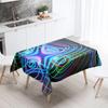 Geometric Line Tablecloth Home Decor Stain Resistant Waterproof Table Decoration Rectangular Kitchen Fireplace Countertop