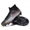 Football Shoes High-top Sock Mouth Football Shoes Men's Long Nail Children Youth Competition Sneakers Football Boots For Kids