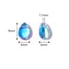 50pcs Water Shape Lampwork Beads Mixed Color Glass Beads for DIY Jewlery Making Accessories Loose Spacer Charms Imitation Rice
