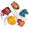 Cowhide Creative Handmade Change Bag, Wrist Bag, Key Bag, Coin Bag, Zodiac Animal Storage Bag