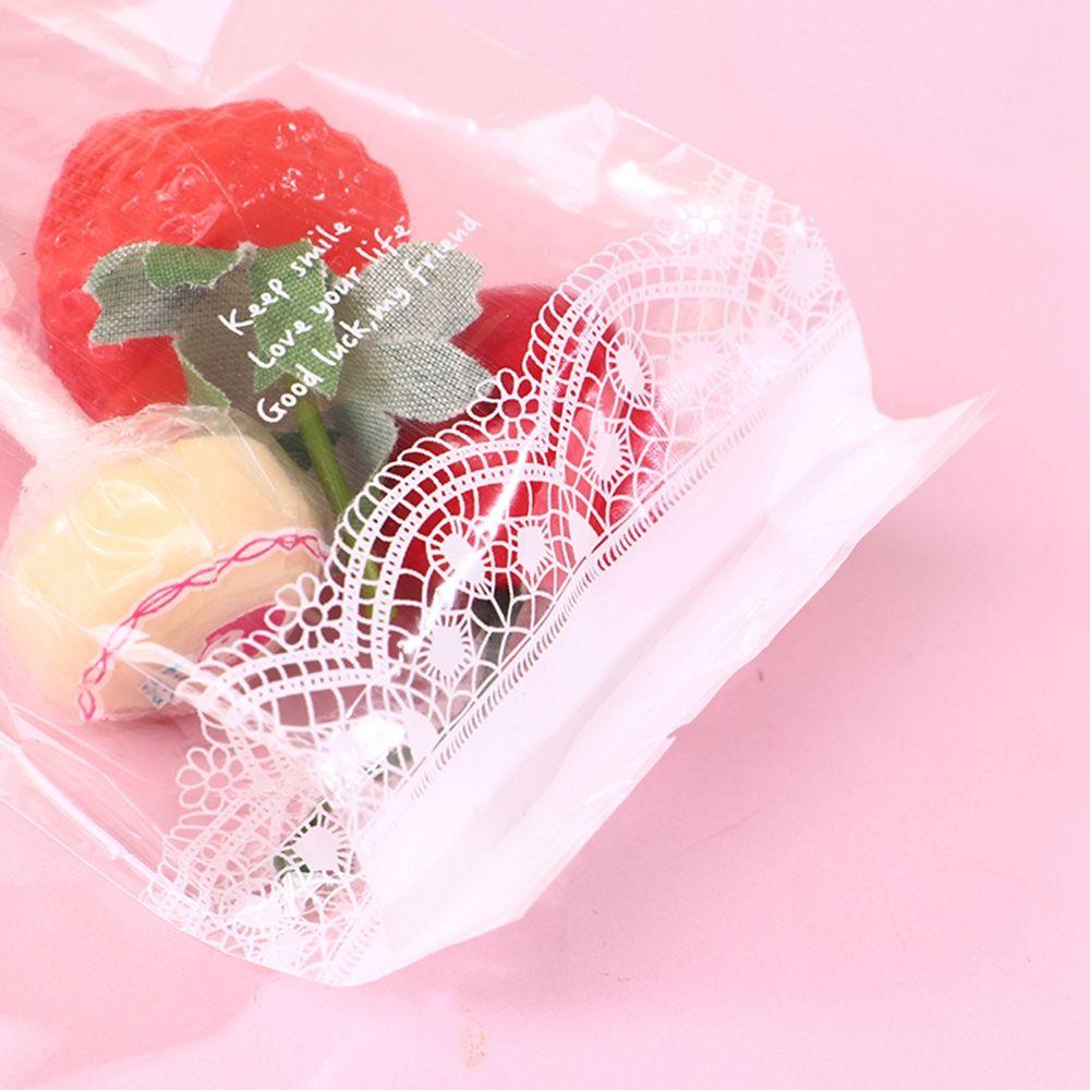 Self Stand Hand Made Bakeware Wedding Supplies Gift Packing Baking  Tools Candy Bag Packaging Bags Biscuit Bag Cookie Holder