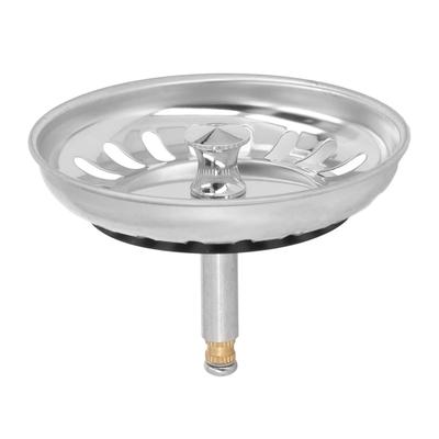 Kitchen Sink Strainer Basket Stainless Steel Sink Strainer Bottom Stopper Combo for Standard Drains