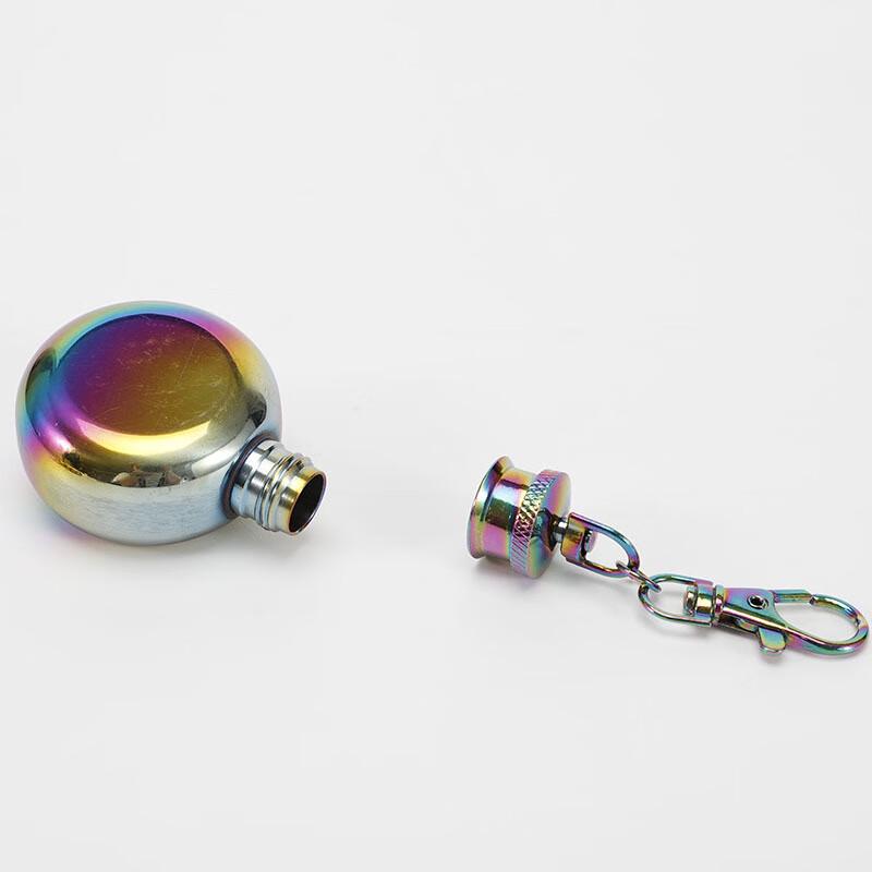 

Colorful Portable Stainless Steel Hip Flask Set