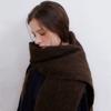 Heavy Wool Color Muffler (M036_brown)