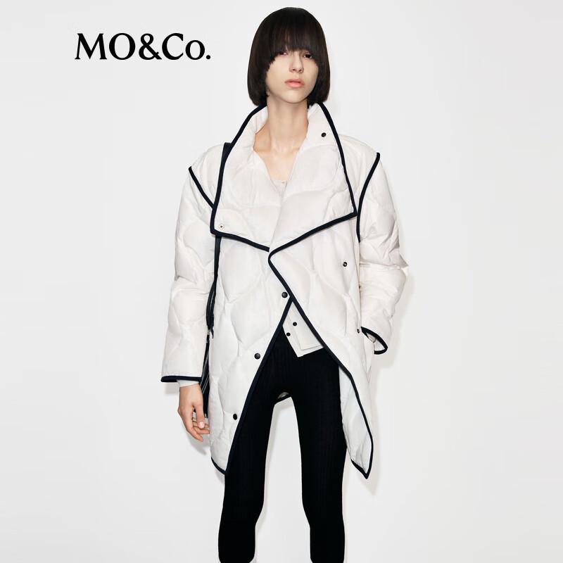 MO&Co. Women's Collared Duck Down Puffer Jacket