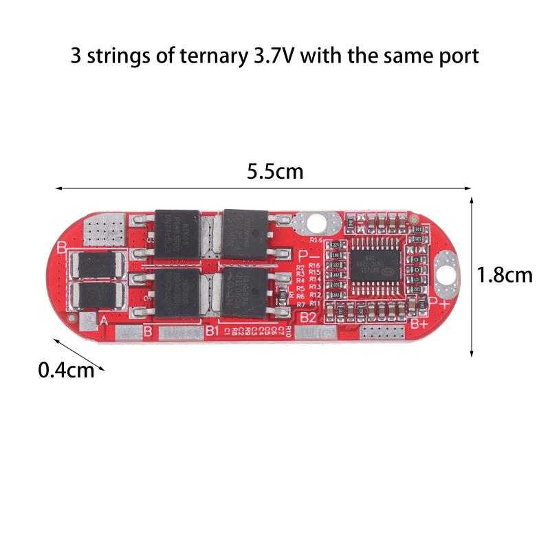1S 2S 3S 4S 5S Bms 25A Lithium Battery Protection Board Module Balanced Charging Module For Power Tool Battery Pack