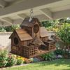 Waterproof Bird Feeding Birdhouse Hanging Bird Nesting Box Outdoor Birdhouse  Wild Birds Habitat