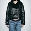 Double-Sided Thick Jacket with Zipper Accent: Turn-Down Collar European & American Women's Fashion