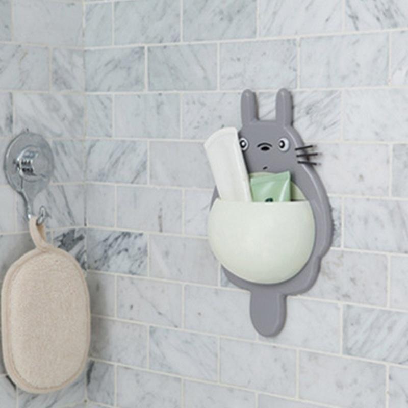 Creative Toothbrush Toothpaste Holder Mix Colors Storage Holders,Racks Bathroom Shelves Pencil/Pen Bathroom Accessories