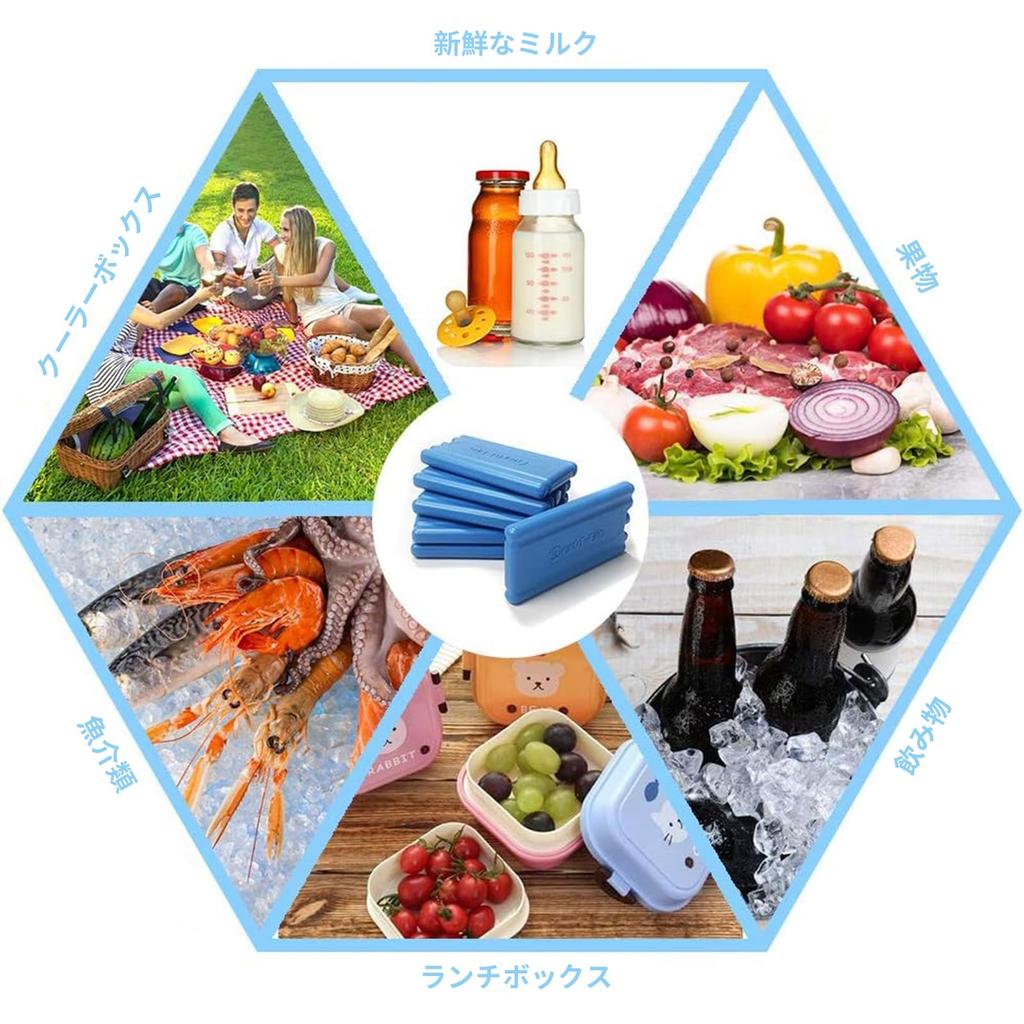 Ice Packs for and More Perfect for Disaster and More and Easy To Carry WORLD-BIO Coolers, Coolers, - Long-Lasting, Powerful, Lunchboxes, Change,