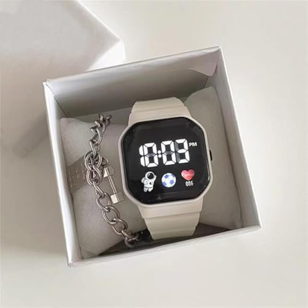 Mdikawe Digital Sport Watch, Smart Kids Watch - Waterproof Wristwatch, Comfortable Sport Waterpro...
