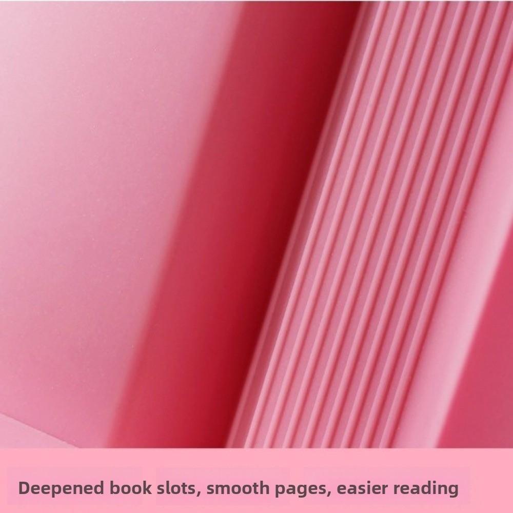 With Page Clip Lifting Reading Bookshelf Height Adjustable Children Reading Stand  Study Room