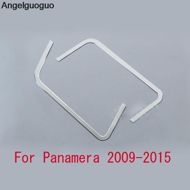 Car Styling 2 Pcs Center Control Dashboard Air Conditioning Outlet Decoration Frame Cover Trim for Porsche Panamera