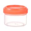 4Pcs Transparent Mini Plastic Sauce Bottle 35ML Reusable Seasoning Box Seasoning Jar For Student Office Workers Kitchen Tool