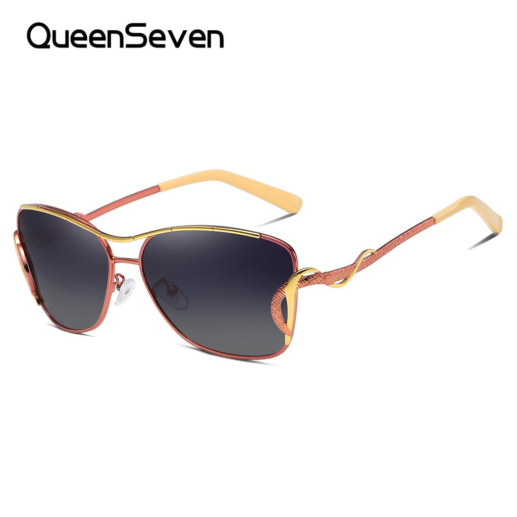 QueenSeven Unisex Metal Polarized Toad Mirror Fashionable Outdoor Driving Sunglasses, UV400