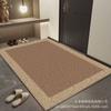 Entry Door Porch Ring Fleece Floor Mat, Advanced Sense Of Entering The Door, Dirt-Resistant And Easy To Take Care Of, Non-Slip Can Be Cut