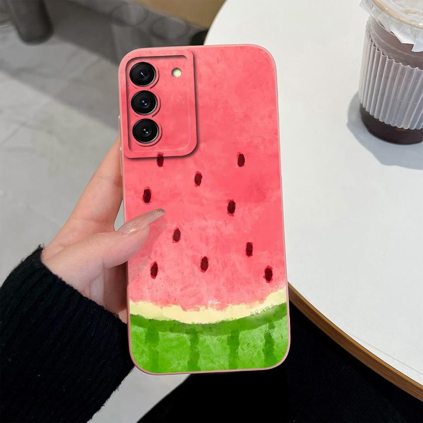 New Case For Samsung Galaxy S22 S21 S20 Ultra Plus FE Vibrant Cartoon Phone Shell Full Coverage Anti Fingerprint Soft Cover For Samsung Premium Bumper