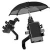 Motorcycle Car Phone Holder Umbrella Rainproof Outdoor Bicycle Phone Clip Handlebar Navigation Bracket Universal Phone Stand
