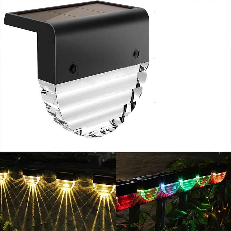 Xiaomi Solar Deck Lights Fence Lights Outdoor Step Lights Waterproof Solar Lights for Railing Stairs Step Fence Yard Patio and Pathway