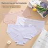 2025 Seamless Ice Silk Quick-Dry Triangle Panties - Women's Solid Color Spring Style Underwear