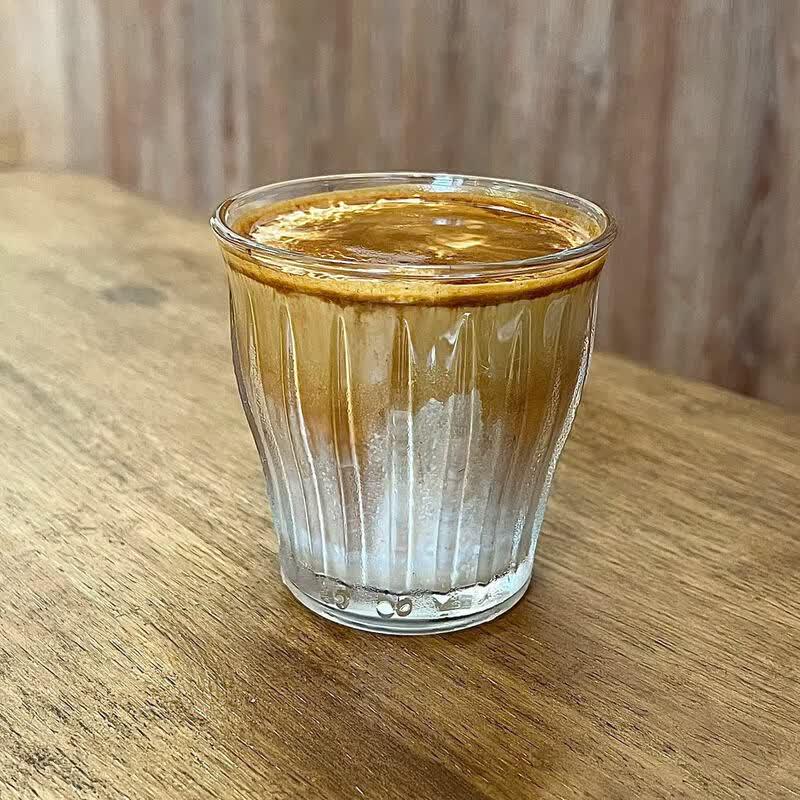 Aurora Design Glass Coffee Cup with Lid