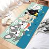 Cartoon French Bulldog Puppy Rug, Cute Dog Themed Floor Mat, Machine Washable Decor for Bedroom Living Room Entryway