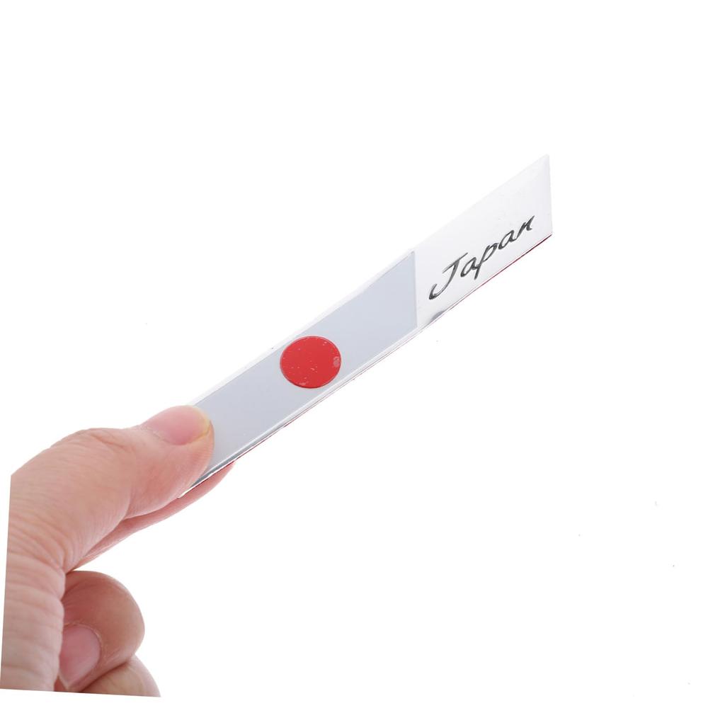 WOFASHPURET Metal Sticker for Japan Decoration Sticker for Car Japan Decal Japan Car Sticker