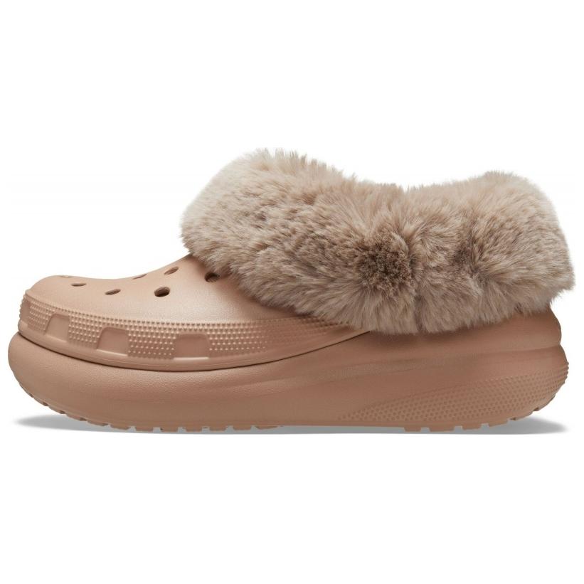Crocs Eva Fleece Lined Warm Comfortable Clogs Men Clogs Brown 208446-2CC 38-39