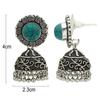 Sasitrends Oxidised German Silver Necklace with Jumki for Women and Girls