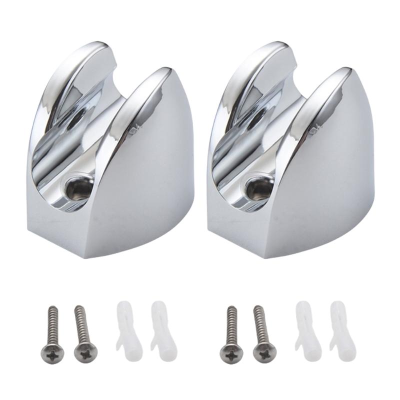 

2Pcs Wall Mounted Hand Shower Holder Toilet Shower Holder Bathroom Bidet Sprayer Stand Bracket Showerhead Bracket 1