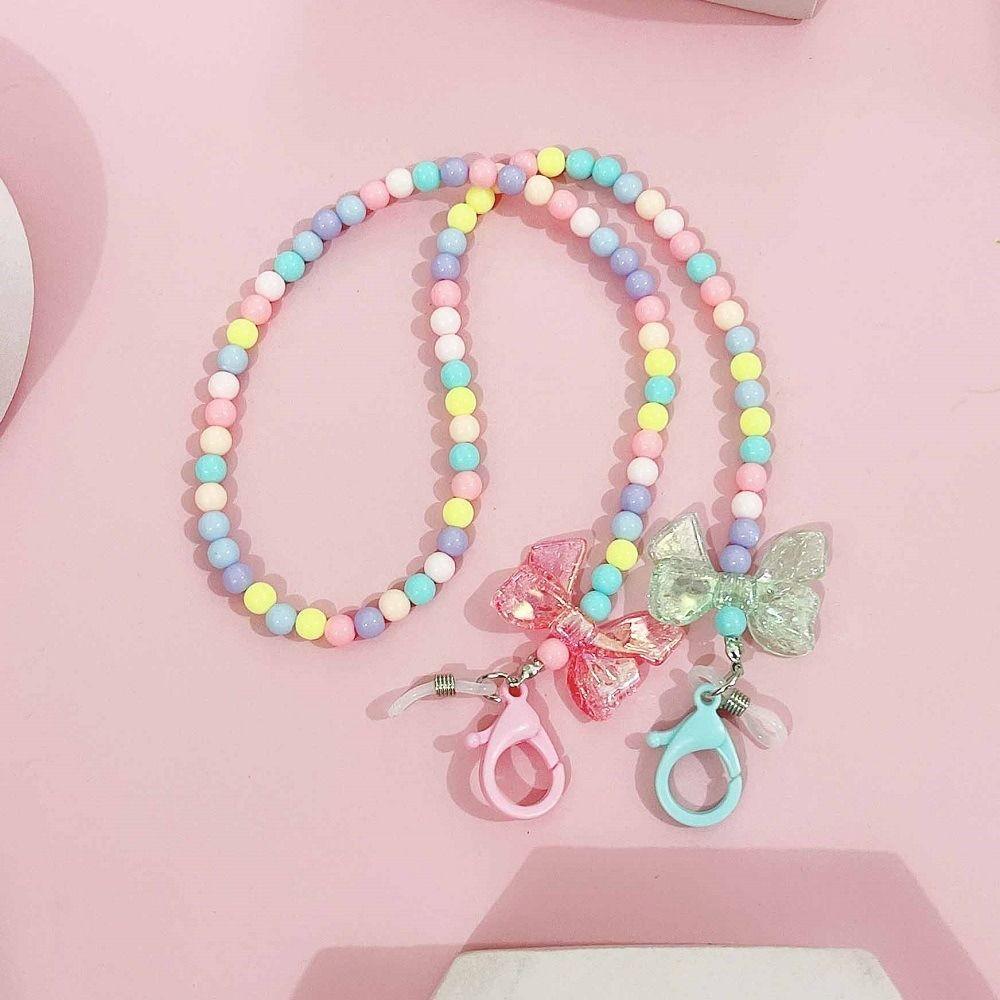 Cute Love Pearl Glasses Chain Anti-lost Mask Chain New Bowknot Hanging Rope