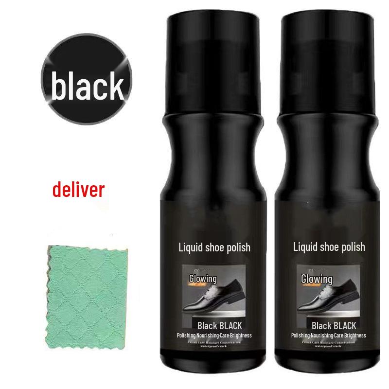 Colorless Liquid Shoe Polish & Care Oil with Integrated Brush
