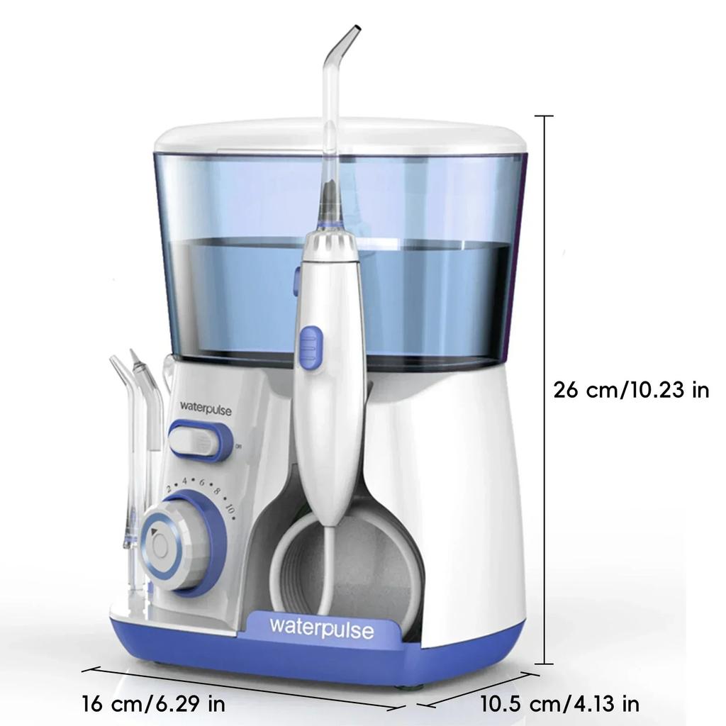Electric Oral Irrigator Dental Water Jet Flosser 800ml Water Pick 5pcs Tips Teeth Clean Oral Hygiene Care
