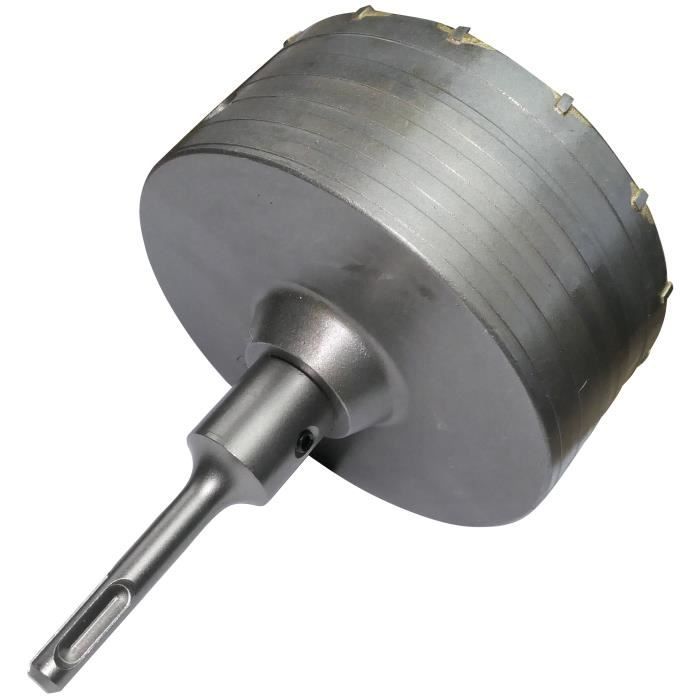 Scie-cloche à béton - aerzetix - c49475 - 130mm - sds-plus - acier trempé
