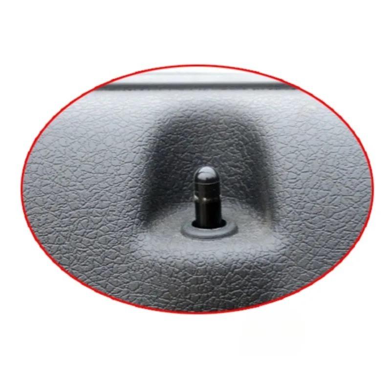 Black Front Rear Door Lifting Knob Twist Lock Switch Central Locking Security Guard Ring Push Button for Ford Ranger F150