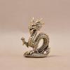 Brass Dragon Figure Home Decor Retro Decoration Desktop Tea Pet Copper Ornaments