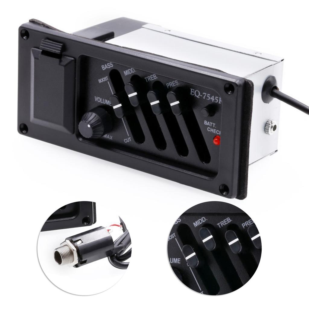 Acoustic Guitar Pickup Balancing EQ for Folk Classical Musical Universal Accessories
