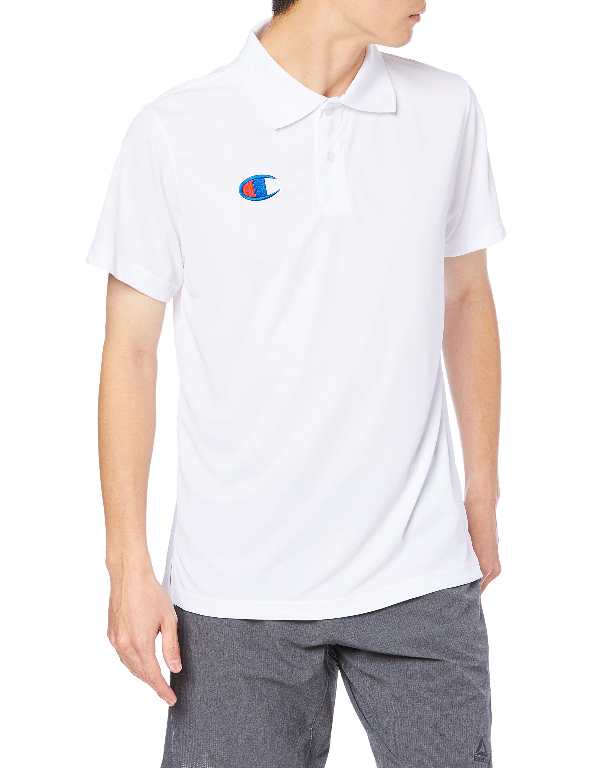 

Поло Champion Размер M Мужское C3-PS391, Белый, (Размер Японии) белый