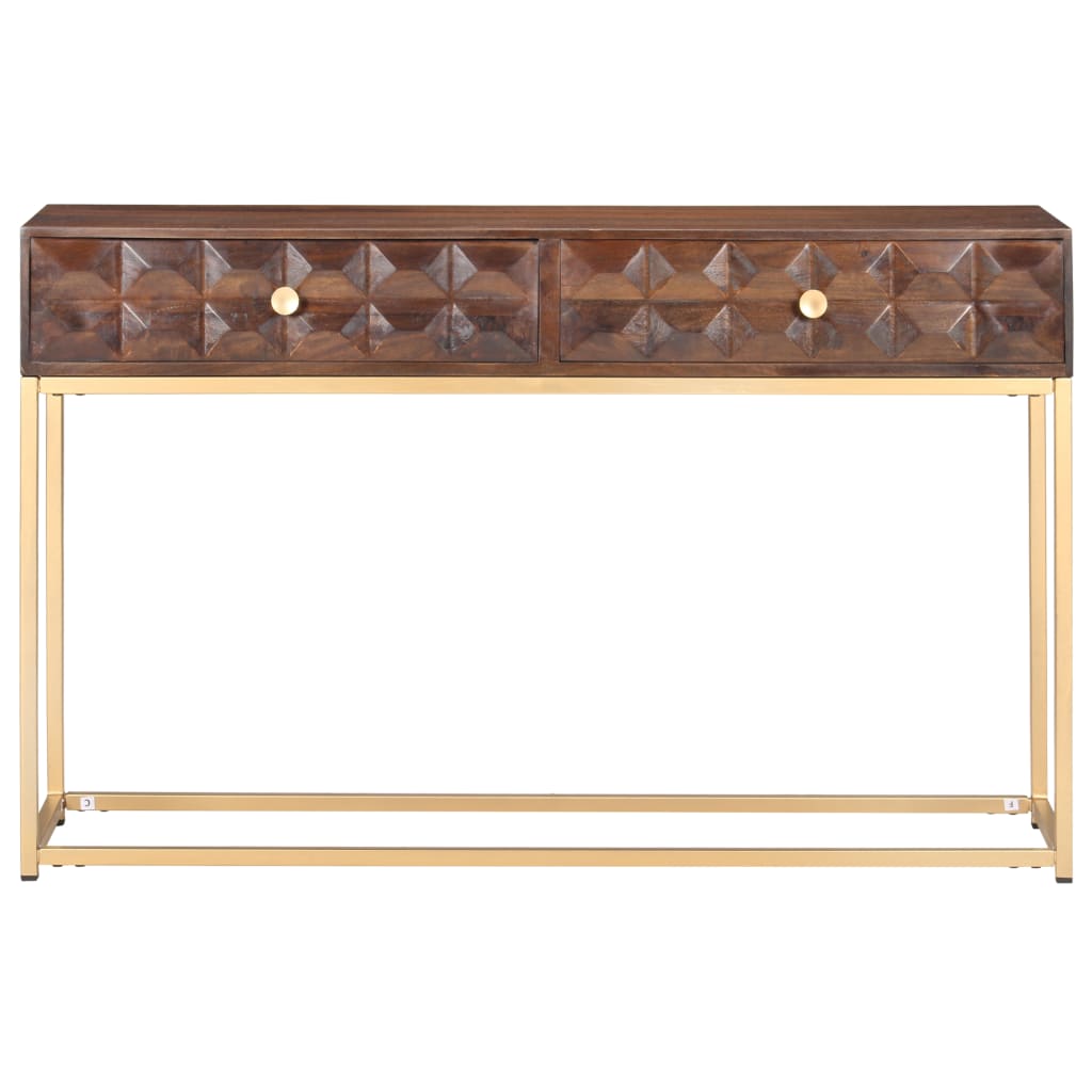 Console Table 122 x 36 x 75 cm Solid Mango Wood