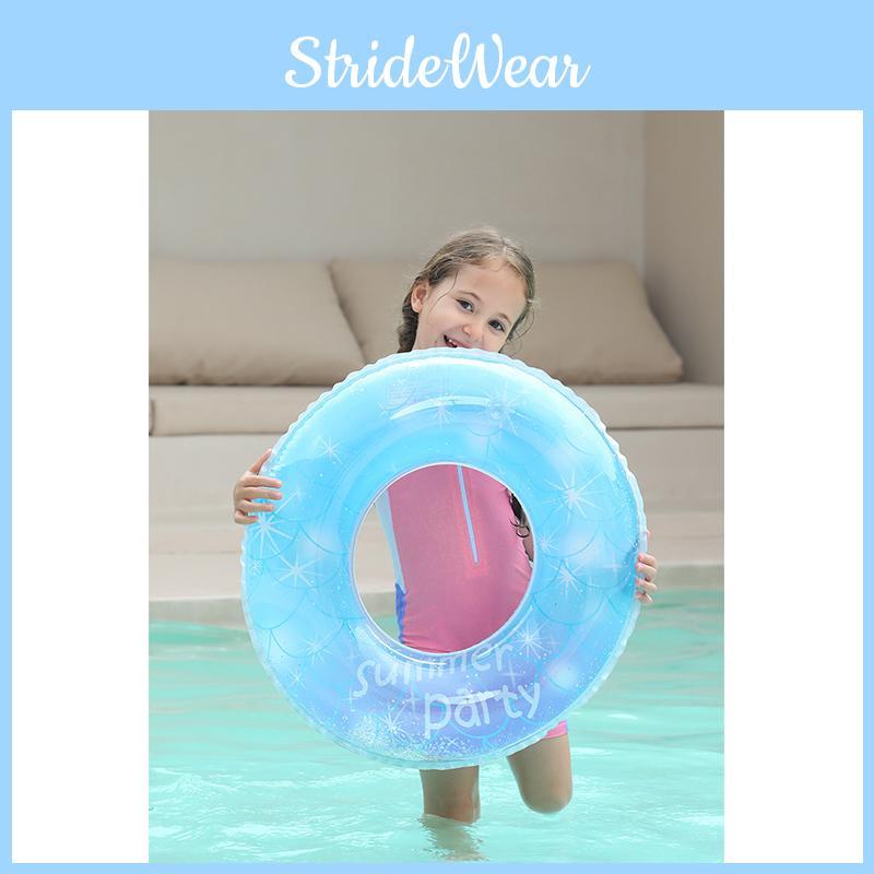 Stock Adult Mermaid Swim Ring New Starry Sky Inflatable Swim Ring Thickened Swim Ring